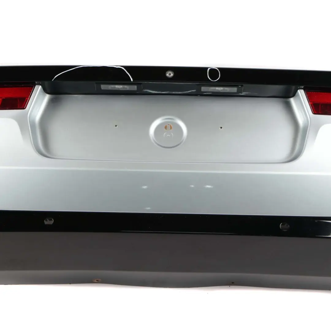 Bumper Trim Panel PDC Ionic Silver Blue Metallic - B72 to BMW i3 I01 Rear with Part number 7370582 BMW i3 I01 Rear Bumper Trim Panel PDC Ionic Silver Blue Metallic - B72 - SKU 7370582-ION - Part number 7370582