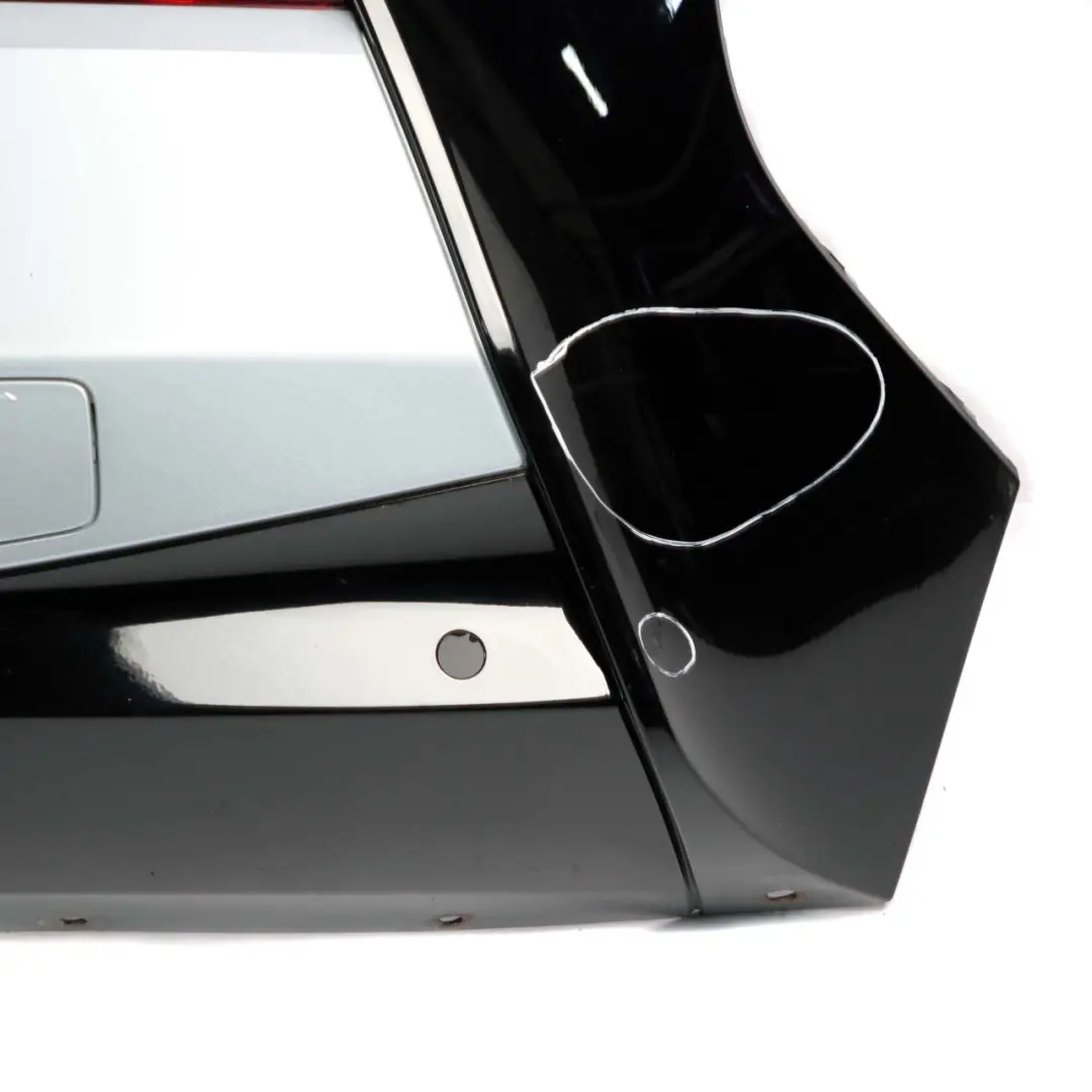 Bumper Trim Panel PDC Ionic Silver Blue Metallic - B72 to BMW i3 I01 Rear with Part number 7370582 BMW i3 I01 Rear Bumper Trim Panel PDC Ionic Silver Blue Metallic - B72 - SKU 7370582-ION - Part number 7370582