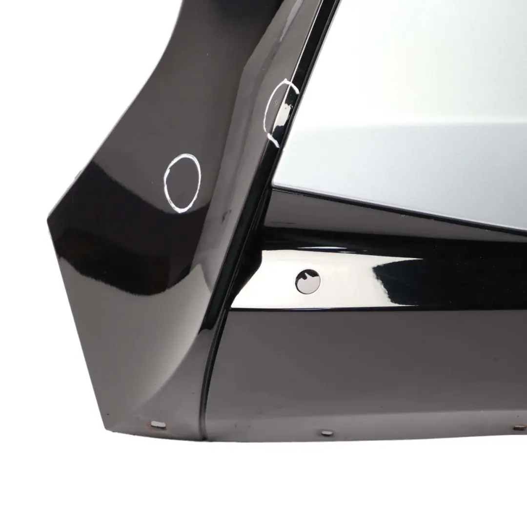 Bumper Trim Panel PDC Ionic Silver Blue Metallic - B72 to BMW i3 I01 Rear with Part number 7370582 BMW i3 I01 Rear Bumper Trim Panel PDC Ionic Silver Blue Metallic - B72 - SKU 7370582-ION - Part number 7370582