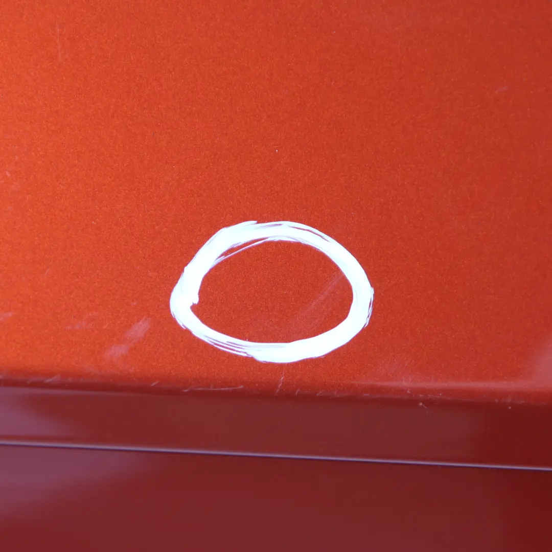 Bumper Trim Panel PDC Solar Orange Metallic - B78 to BMW i3 I01 Rear with Part number 7370582 BMW i3 I01 Rear Bumper Trim Panel PDC Solar Orange Metallic - B78 - SKU 7370582-SOL - Part number 7370582