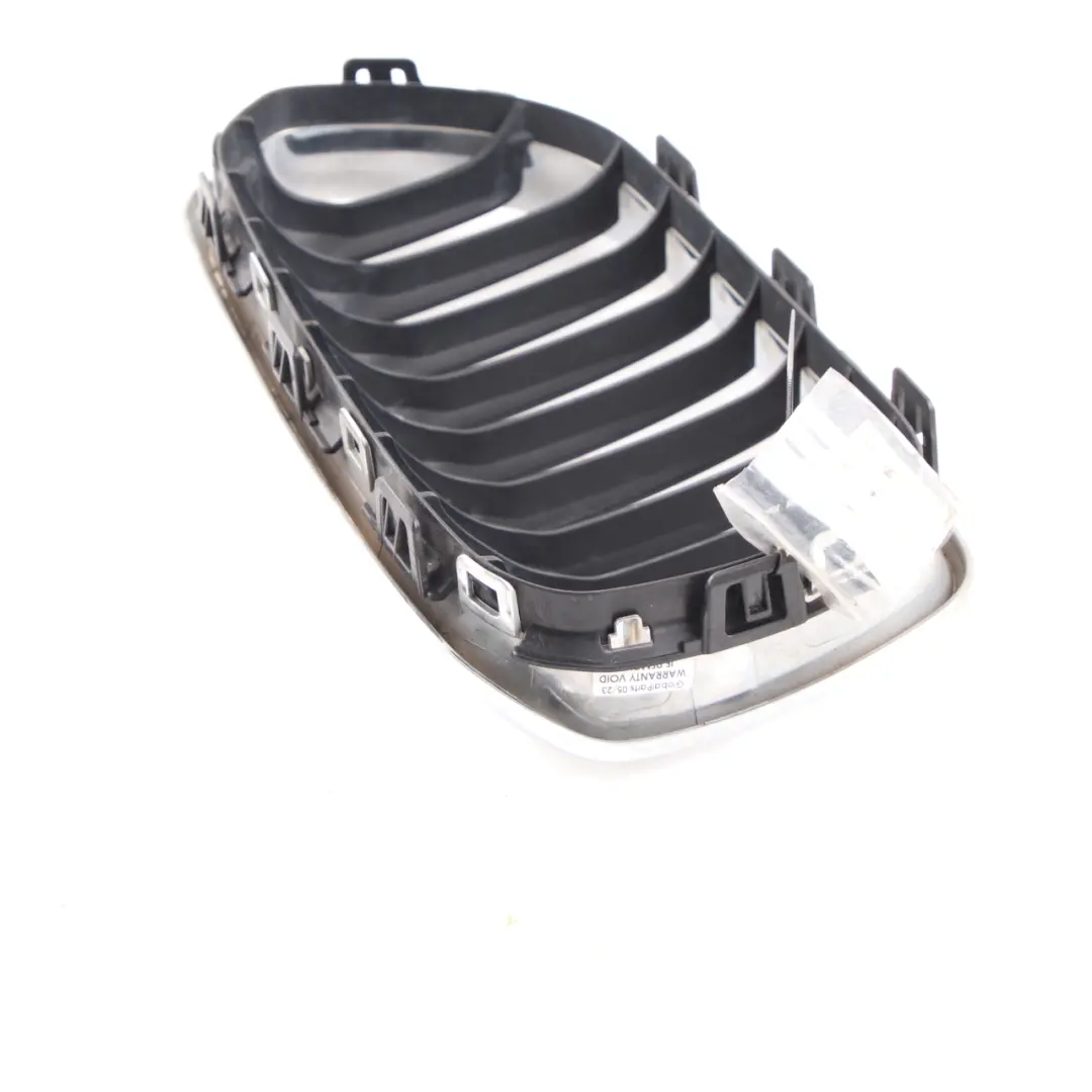Front Grille Bumper Trim Kidney Right Chrome to BMW F20 F21 LCI M Sport with Part number 7371686 BMW F20 F21 LCI M Sport Front Grille Bumper Trim Kidney Right Chrome - SKU 7371686-1 - Part number 7371686