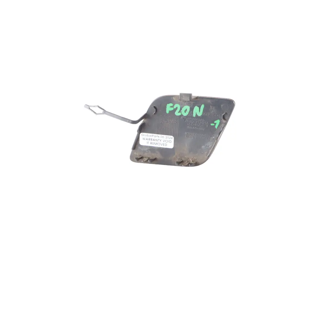 BMW F20 LCI Paraurti posteriore Gancio di traino Copertura Flap Nero 7371738 - SKU 7371751-1 - Numero di parte 7371751