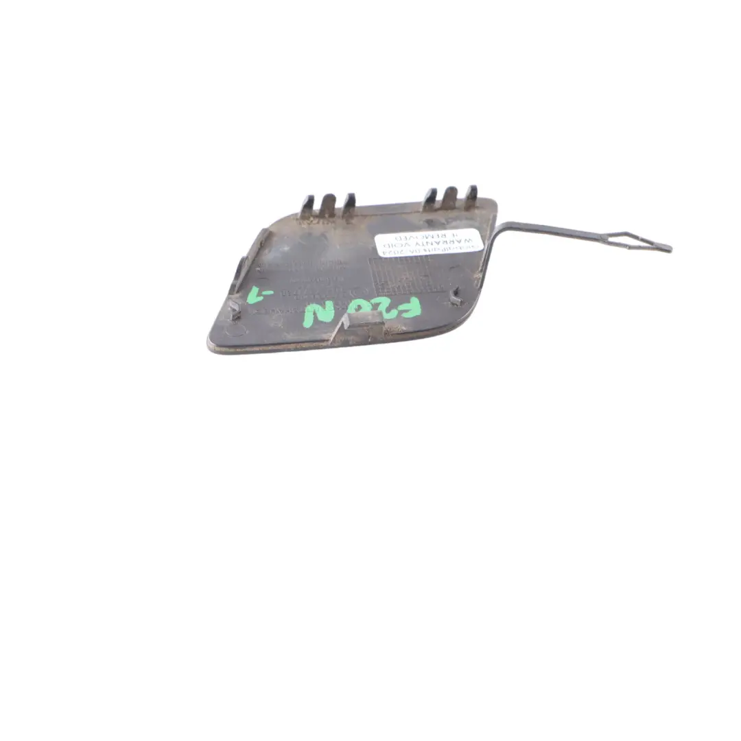 Bumper Towing Eye Hook Cover Flap Black 7371738 to BMW F20 LCI Rear with Part number 7371751 BMW F20 LCI Rear Bumper Towing Eye Hook Cover Flap Black 7371738 - SKU 7371751-1 - Part number 7371751