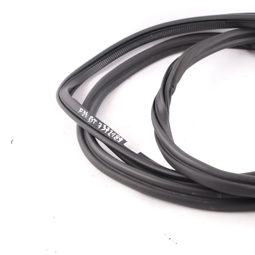 BMW F34 GT Tailgate Seal Boot Trunk Lid Gasket Seal Strip - SKU 7372189 - Part number 7372189