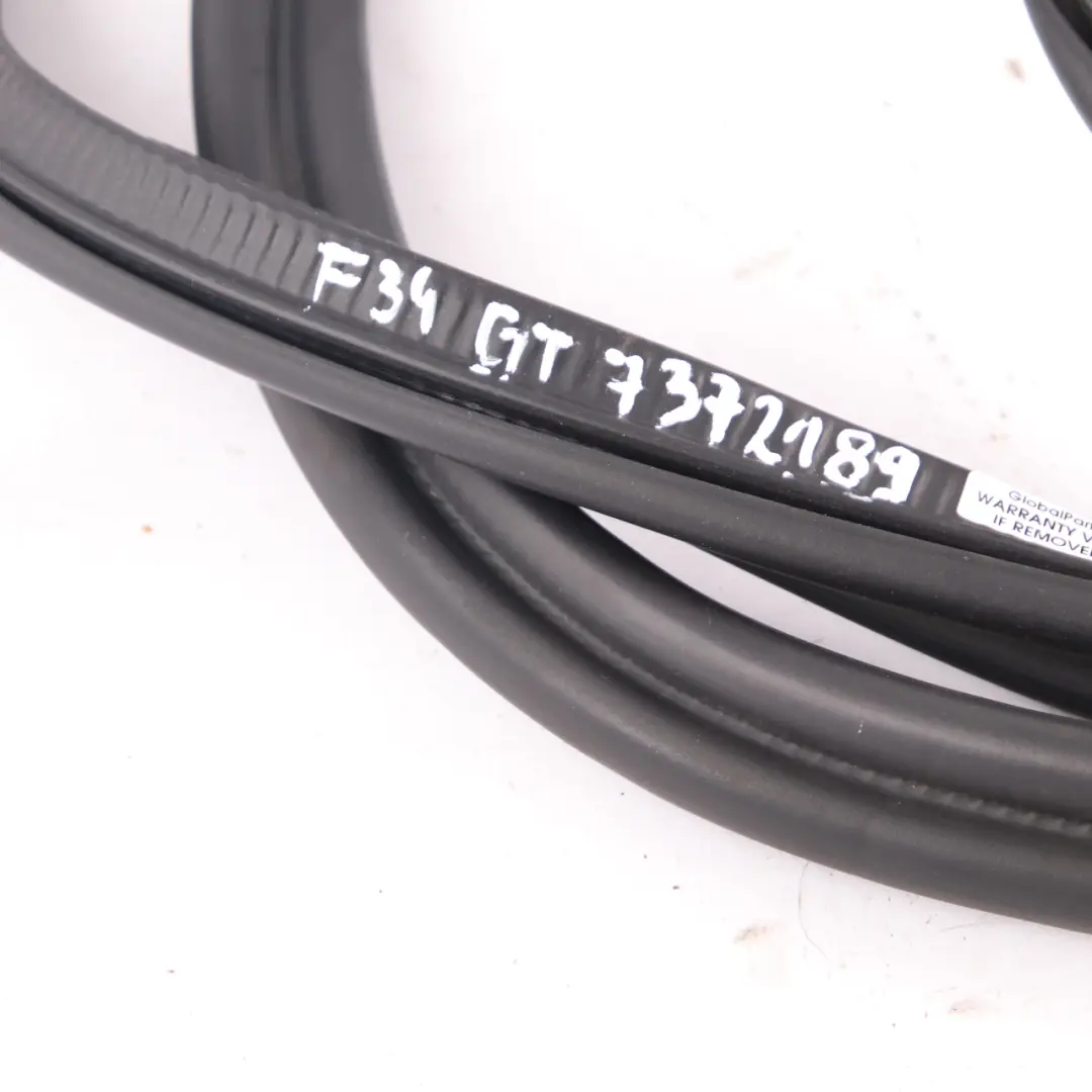 BMW F34 GT Tailgate Seal Boot Trunk Lid Gasket Seal Strip - SKU 7372189 - Part number 7372189