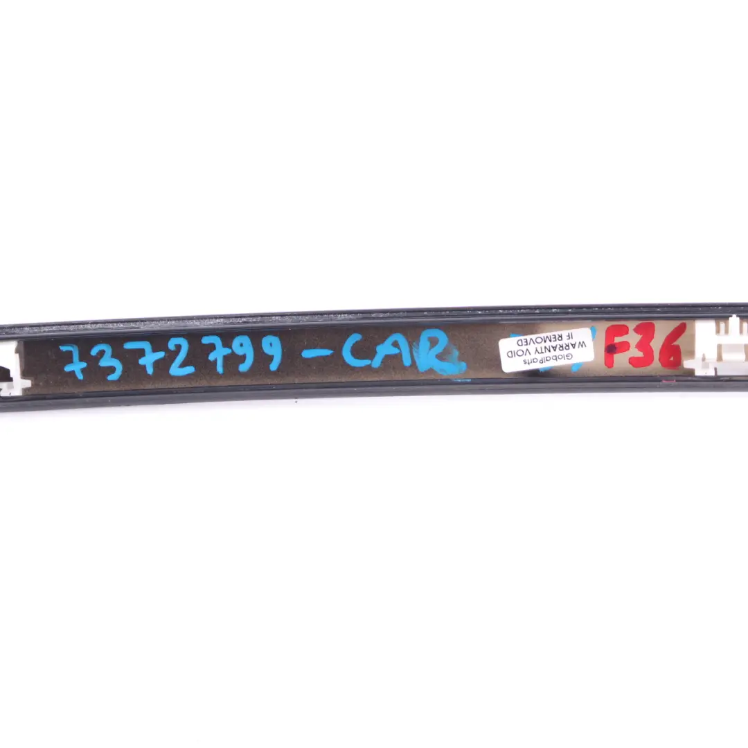 BMW F36 Roof Moulding Left N/S Railing Trim Strip Carbonschwarz Black - 416 - SKU 7372799-CAR1 - Part number 7372799