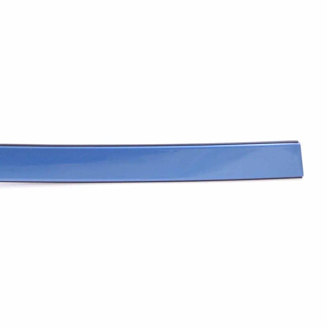 Roof Moulding Right O/S Railing Trim Strip Estoril Blue Metallic - B45 to BMW F36 with Part number 7372800 BMW F36 Roof Moulding Right O/S Railing Trim Strip Estoril Blue Metallic - B45 - SKU 7372800-EB - Part number 7372800