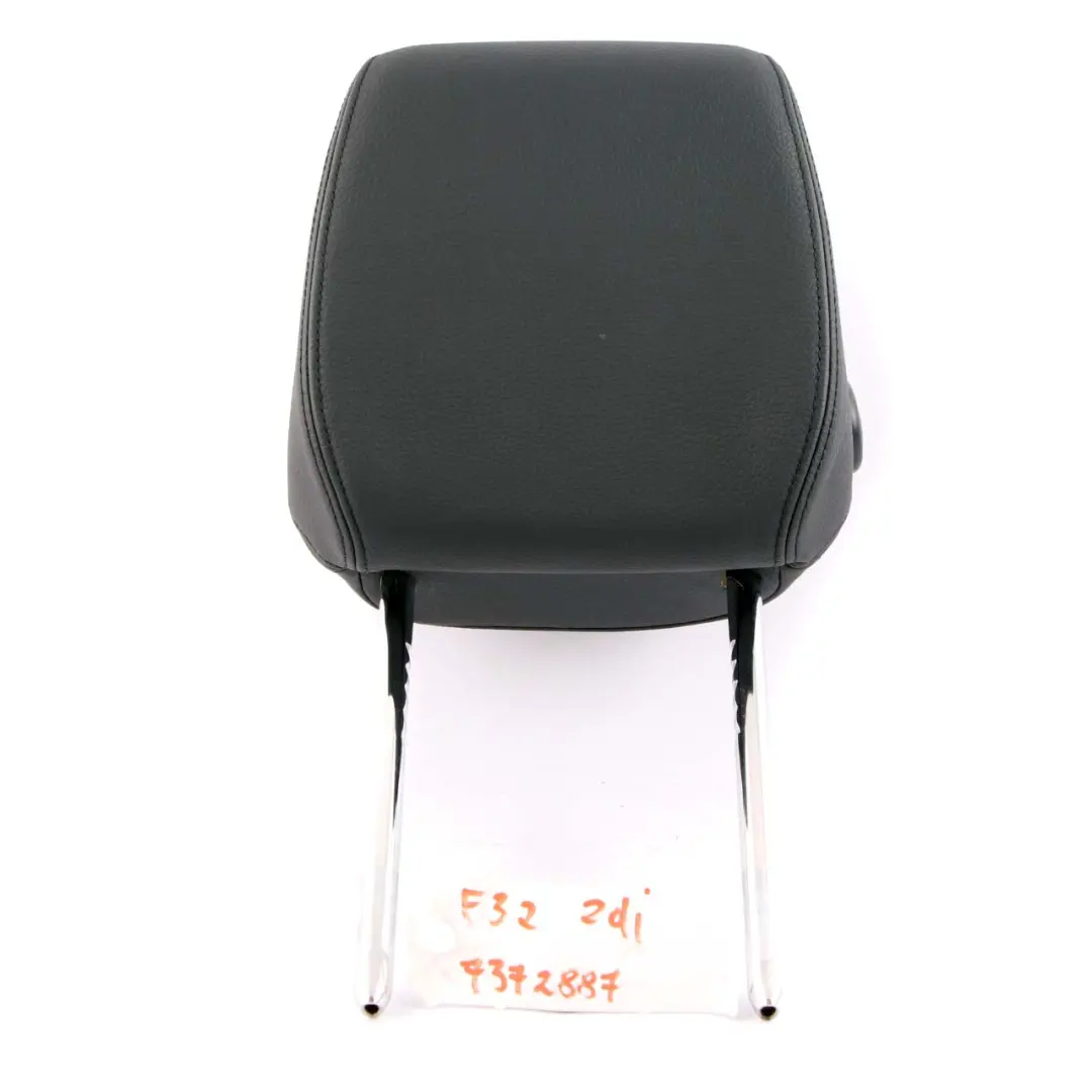 Headrest Front Seat Left Right Seat N/O/S Head rest Leather Black to BMW F32 with Part number 7372887 BMW F32 Headrest Front Seat Left Right Seat N/O/S Head rest Leather Black - SKU 7372887 - Part number 7372887