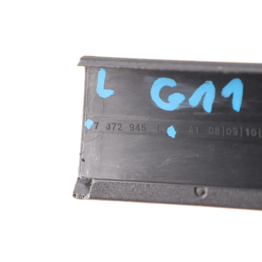 Window Guide Rail Bracket Door Rear Left N/S Interior Cover to BMW G11 with Part number 7372945 BMW G11 Window Guide Rail Bracket Door Rear Left N/S Interior Cover - SKU 7372945 - Part number 7372945