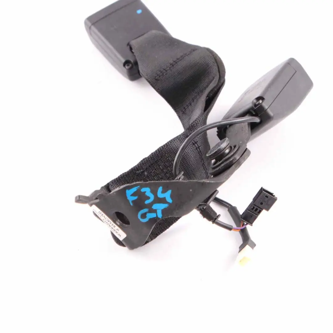 BMW F34 Hebilla Asiento Tensor Cinturón Inferior Trasero Centro Derecho - SKU 7373201 - Número de pieza 7373201
