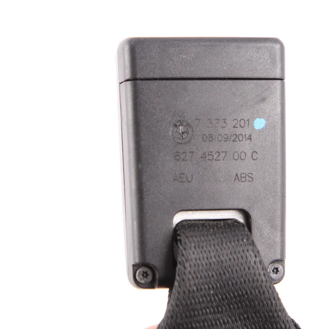 Hebilla Asiento Tensor Cinturón Inferior Trasero Centro Derecho para BMW F34 con número de pieza 7373201 BMW F34 Hebilla Asiento Tensor Cinturón Inferior Trasero Centro Derecho - SKU 7373201 - Número de pieza 7373201
