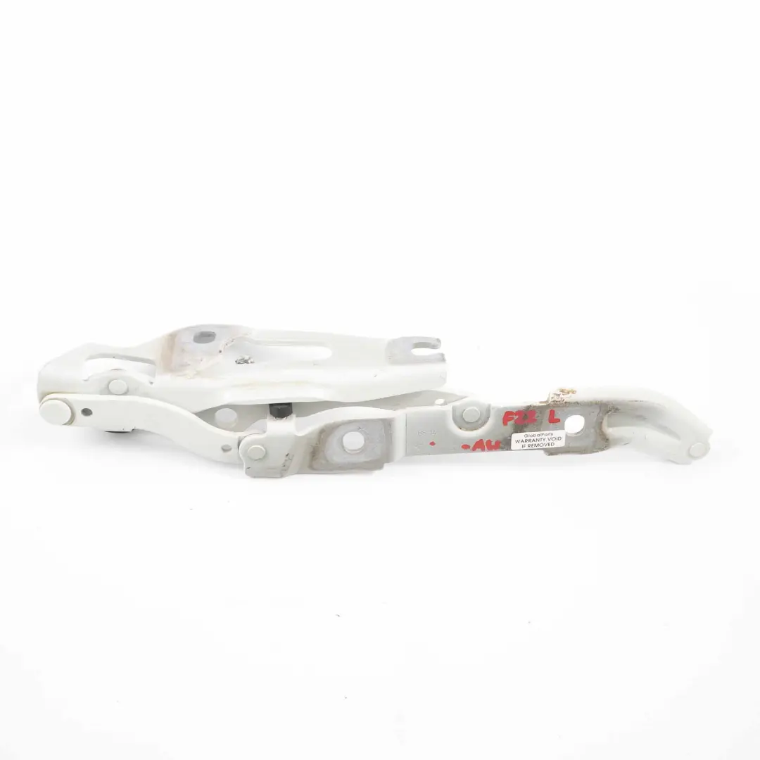 BMW F22 F23 Trunk Lid Hinge Left N/S Alpinweiss Alpine White - 300 7304557 - SKU 7373847-AW - Part number 7373847