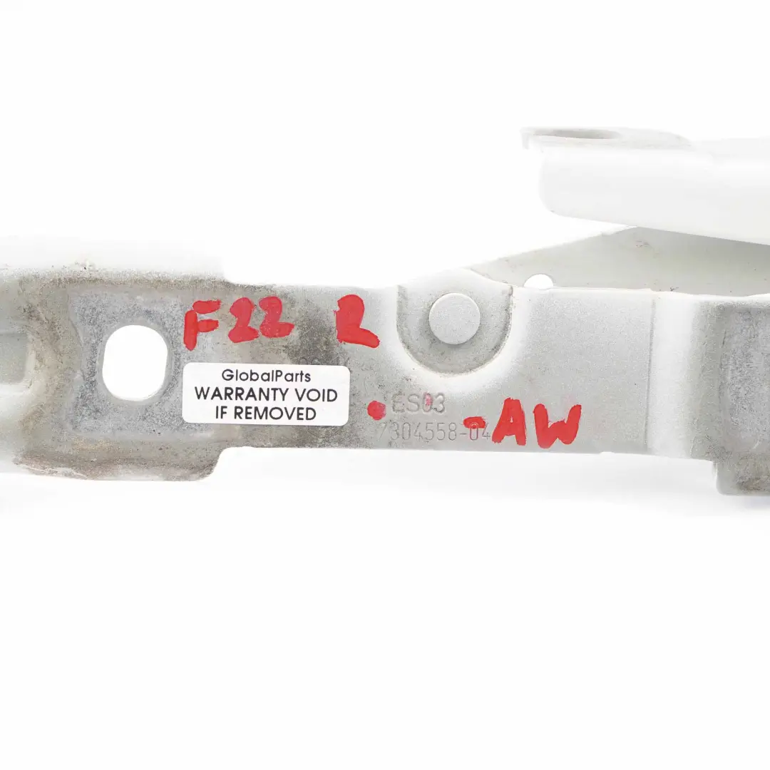 BMW F22 F23 Maletero Tapa Bisagra Trasera Derecha Alpine Blanco - 300 7304558 - SKU 7373848-AW - Número de pieza 7373848