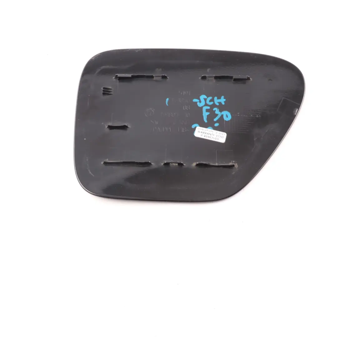 B48X Hybrid Front Flap Charging Port Flap Cover Black 2 - 668 to BMW F30 LCI 330e with Part number 7373856 BMW F30 LCI 330e B48X Hybrid Front Flap Charging Port Flap Cover Black 2 - 668 - SKU 7373856-SCH - Part number 7373856