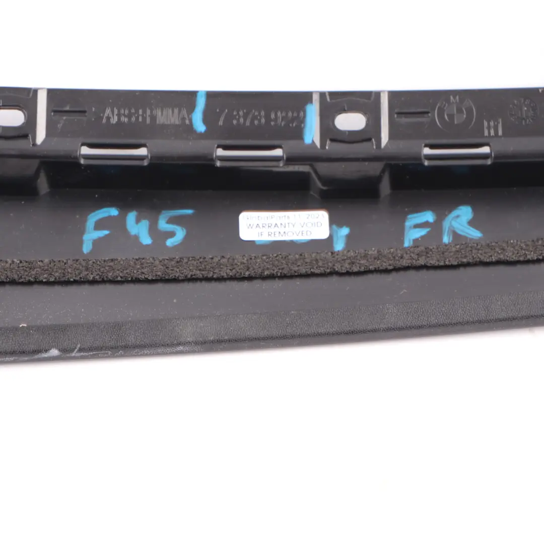 BMW F45 Colonna B Anteriore Copertura Porta Destra Finitura Alto Lucido - SKU 7373922 - Numero di parte 7373922