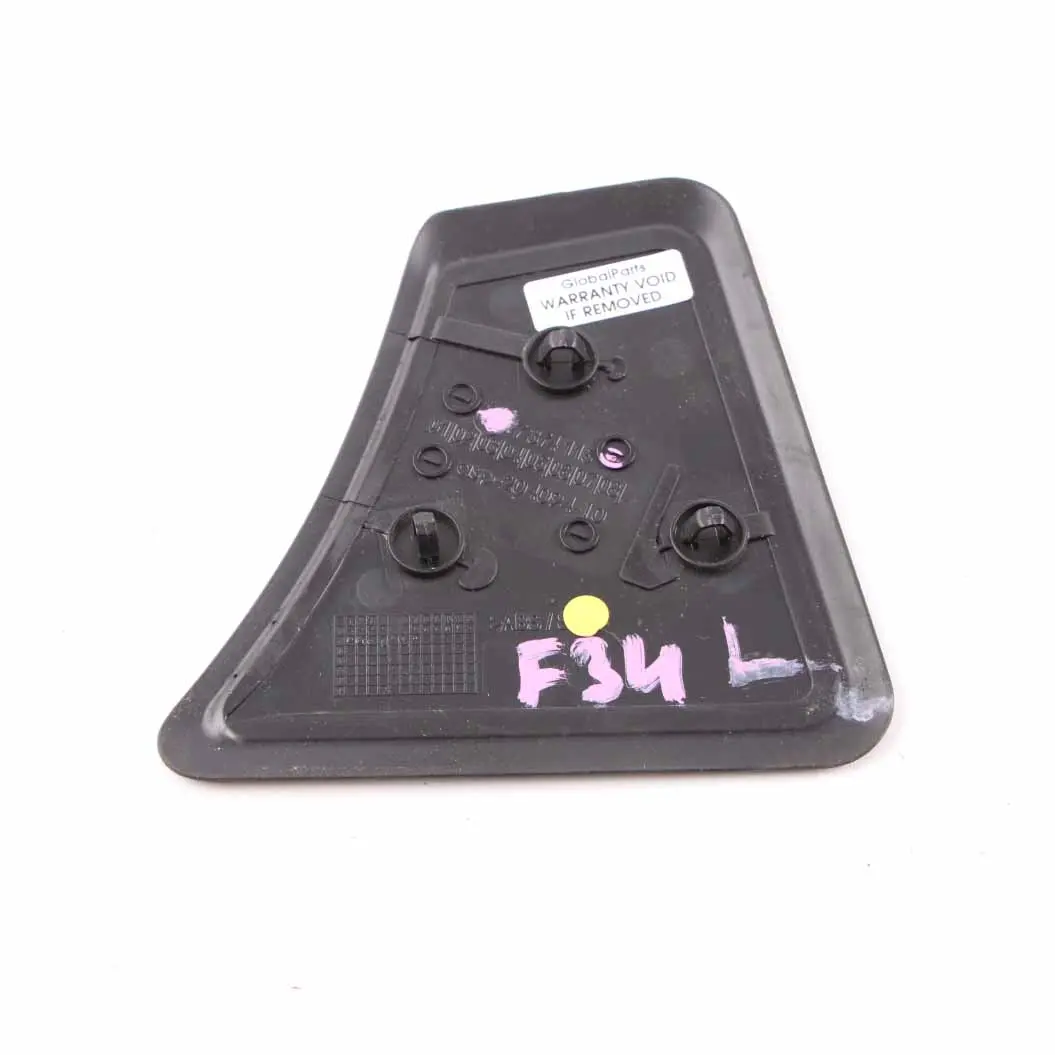 BMW F34 B-Pillar Cubierta Columna Inferior Interior Izquierda Negro - SKU 7374115 - Número de pieza 7374115