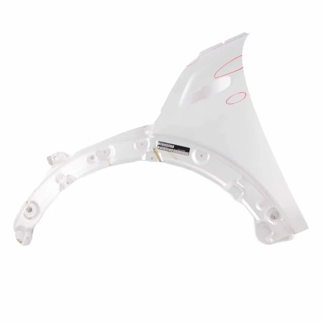 Mini F55 F56 Front Left N/S Side Wing Panel Fender White Silver Metallic - A62 - SKU 7374521-WS - Part number 7374521