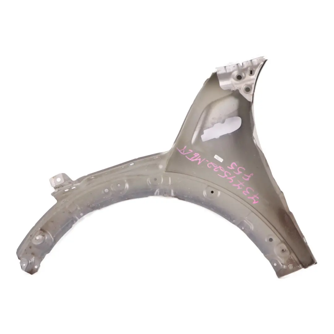 Front Wing Panel Mini F55 F56 F57 Right Side OS Melting Silver Metallic - C2K to with Part number 7374522 Front Wing Panel Mini F55 F56 F57 Right Side OS Melting Silver Metallic - C2K - SKU 7374522-MELT - Part number 7374522