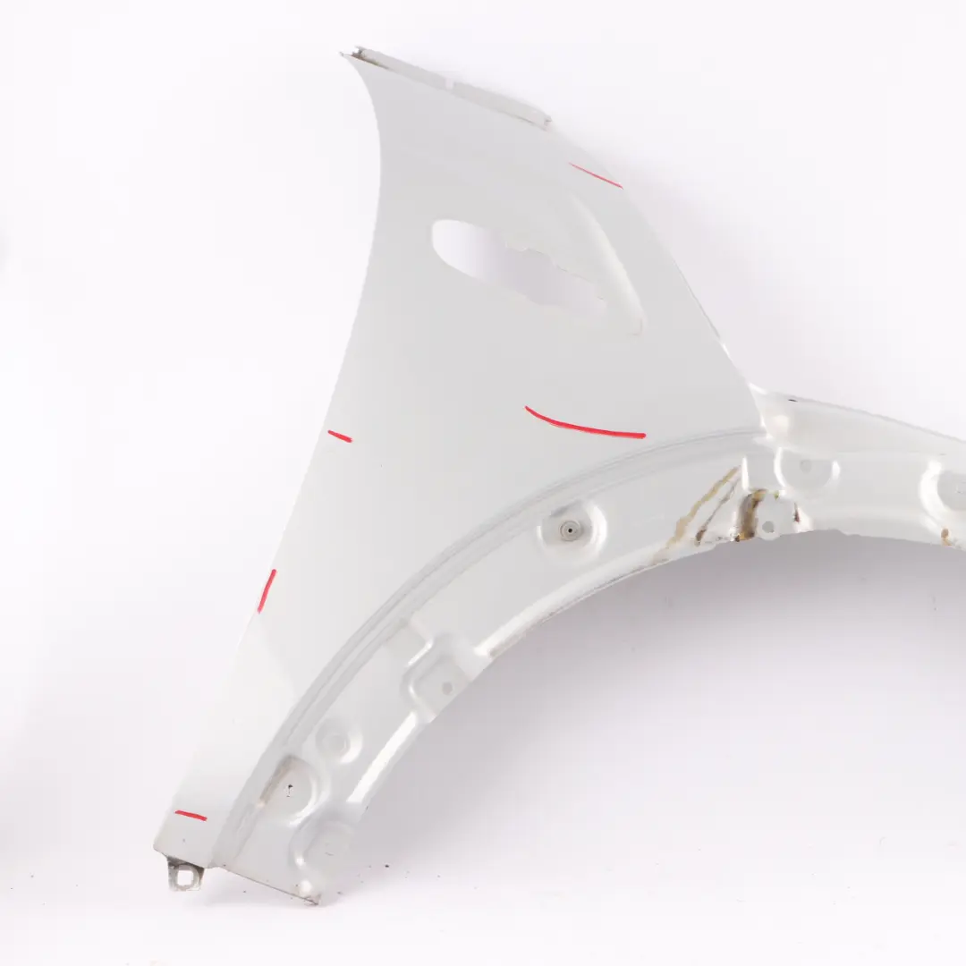 Side Panel Front Right O/S Wing Covering White Silver Metallic A62 to Mini F55 F56 with Part number 7374522 Mini F55 F56 Side Panel Front Right O/S Wing Covering White Silver Metallic A62 - SKU 7374522-WS1 - Part number 7374522