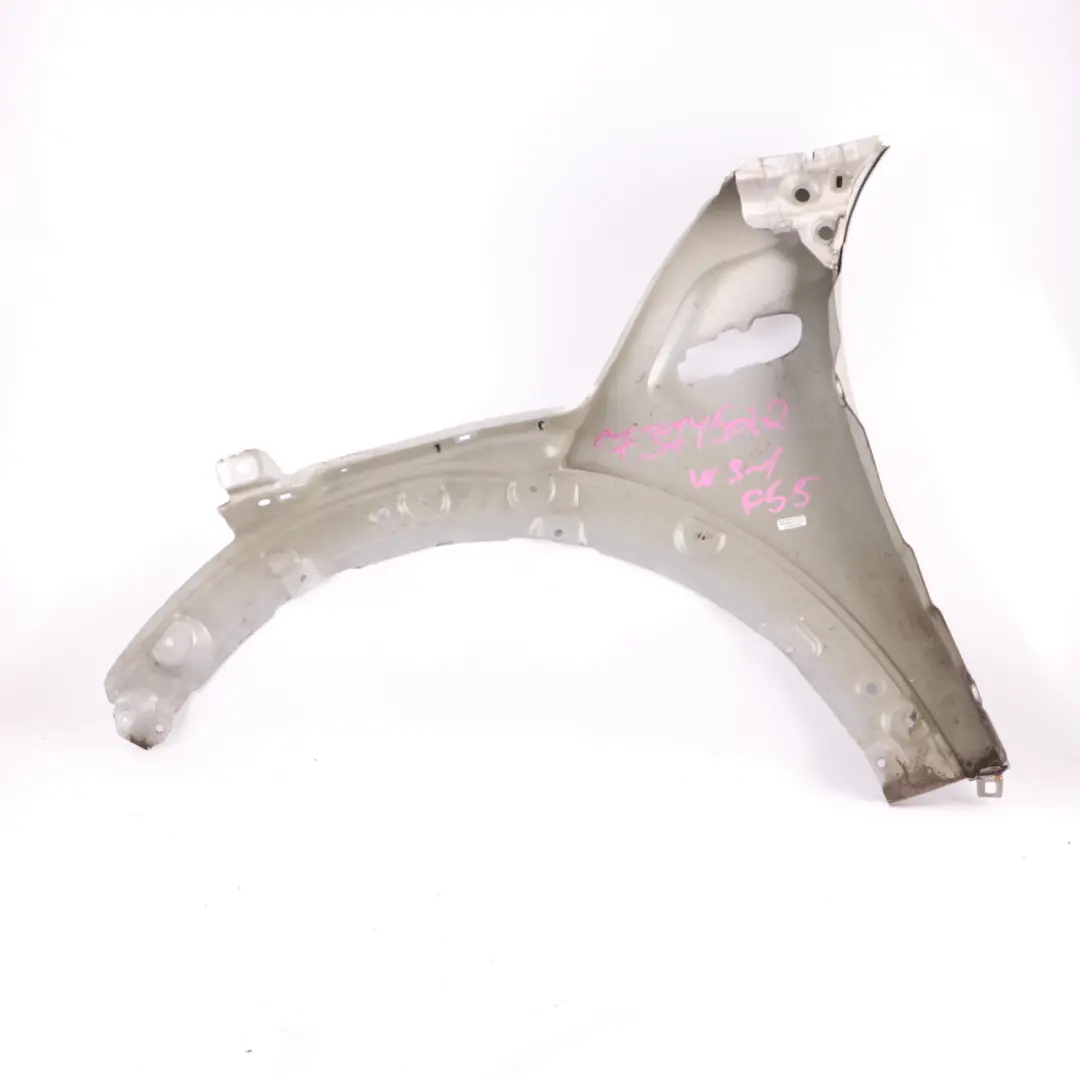 Side Panel Front Right O/S Wing Covering White Silver Metallic A62 to Mini F55 F56 with Part number 7374522 Mini F55 F56 Side Panel Front Right O/S Wing Covering White Silver Metallic A62 - SKU 7374522-WS1 - Part number 7374522