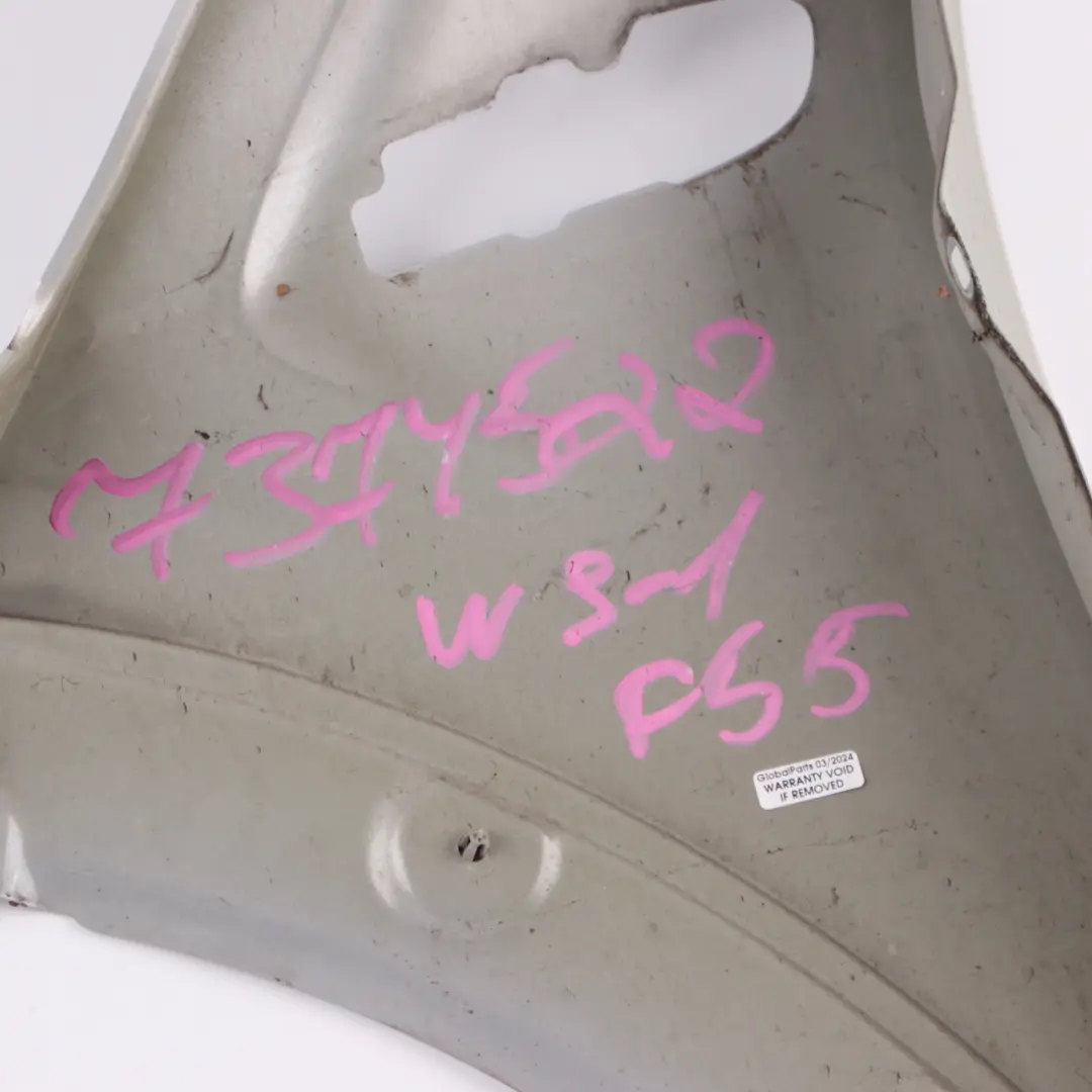 Side Panel Front Right O/S Wing Covering White Silver Metallic A62 to Mini F55 F56 with Part number 7374522 Mini F55 F56 Side Panel Front Right O/S Wing Covering White Silver Metallic A62 - SKU 7374522-WS1 - Part number 7374522