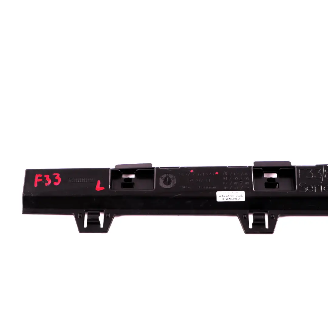 Falda Sill Soporte Ledge Lado Izquierdo Soporte LH2 para BMW F33 F83 M4 con número de pieza 7374523 BMW F33 F83 M4 Falda Sill Soporte Ledge Lado Izquierdo Soporte LH2 - SKU 7374523 - Número de pieza 7374523