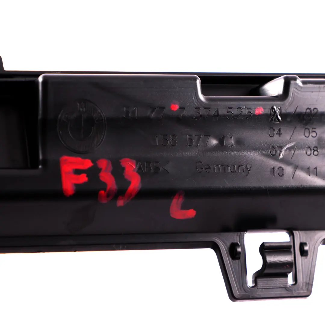 BMW F33 F83 M4 Skirt Sill Supporting Ledge Left Side Mount Bracket LH3 - SKU 7374525 - Part number 7374525