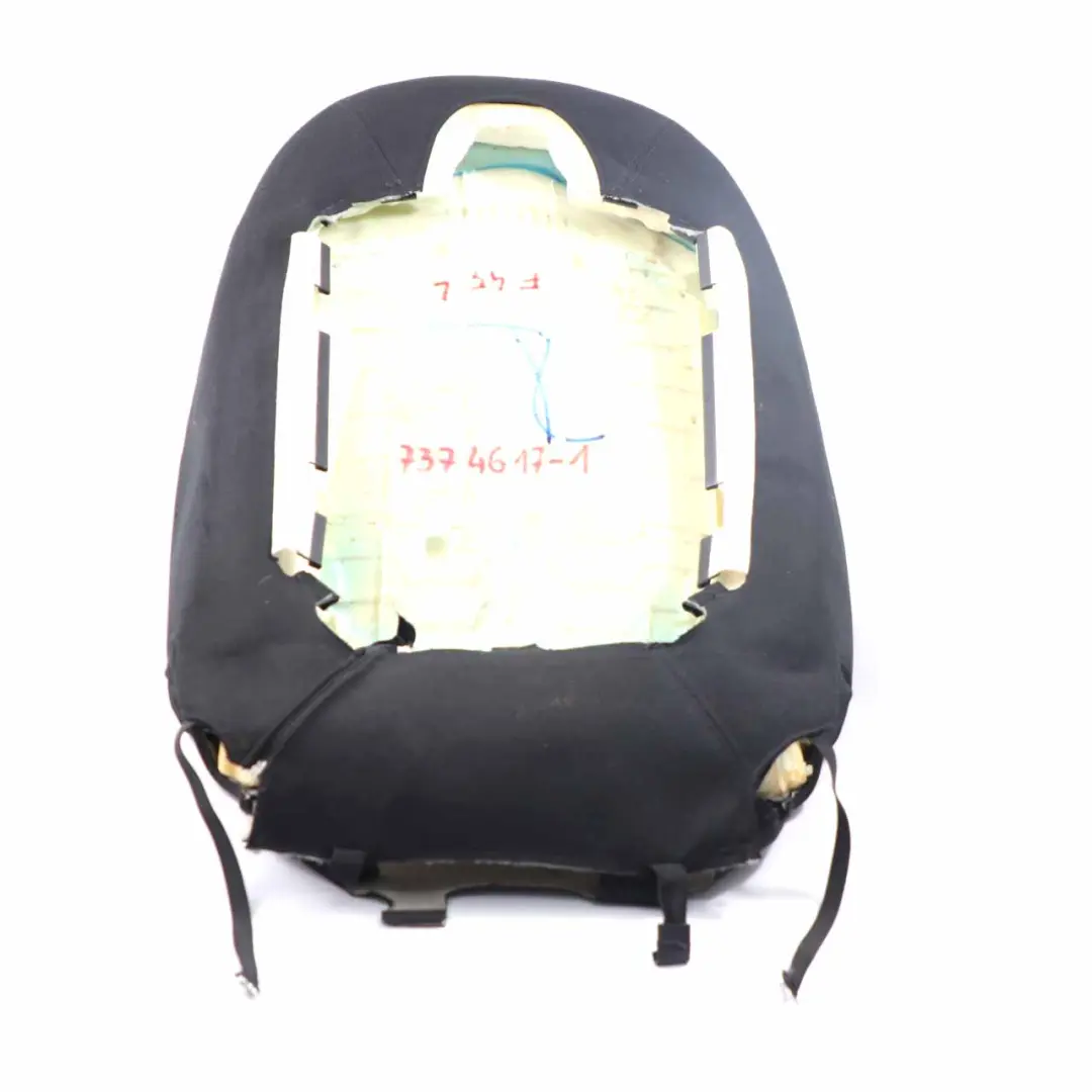 Backrest Front Left N/S Interior Cloth Fabric Anthracite to BMW X1 F48 Seat with Part number 7374617 BMW X1 F48 Seat Backrest Front Left N/S Interior Cloth Fabric Anthracite - SKU 7374617-1 - Part number 7374617