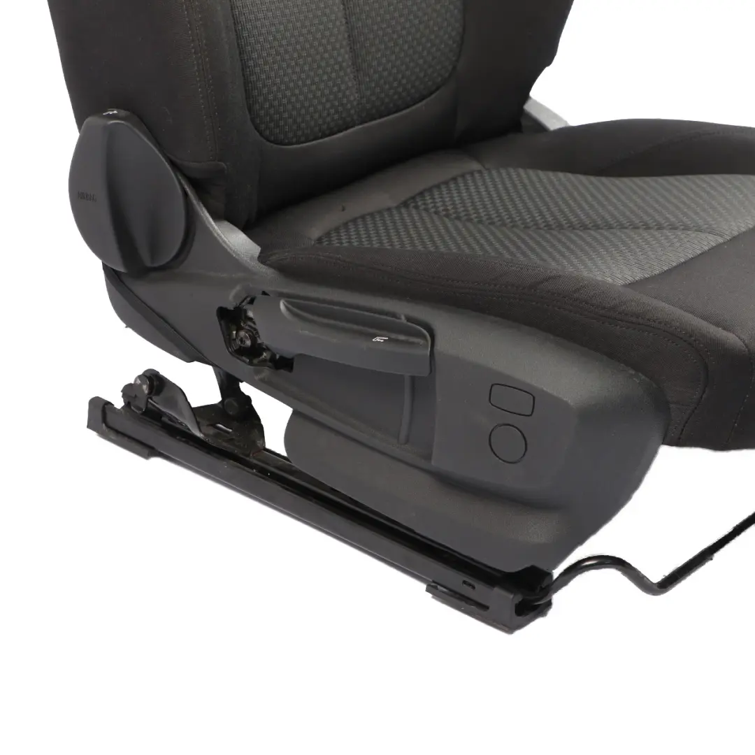 Front Right O/S Interior Cloth Fabric Grid Anthracite to BMW F40 Seat with Part number 7374618 BMW F40 Seat Front Right O/S Interior Cloth Fabric Grid Anthracite - SKU 7374618-2 - Part number 7374618