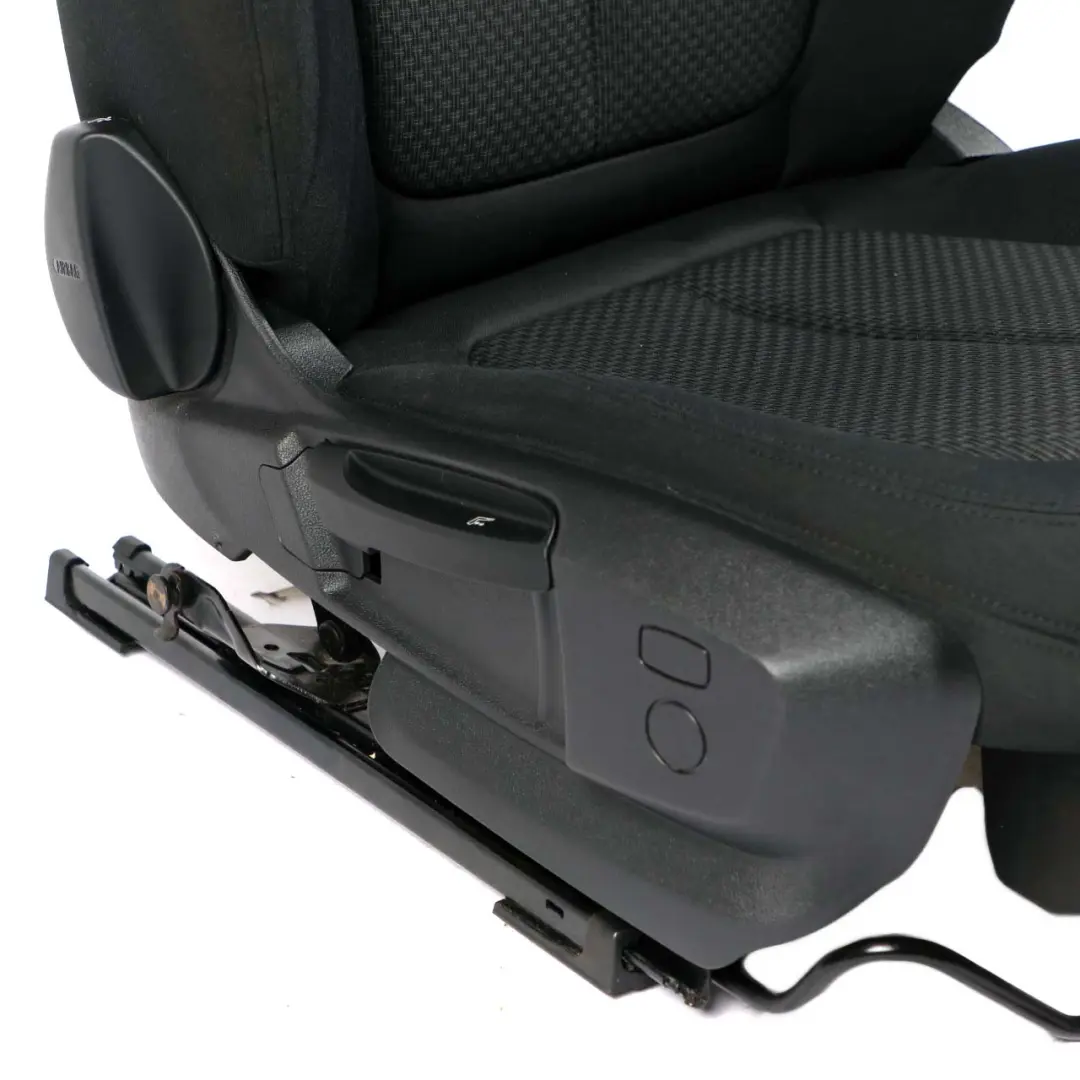 BMW 2 F45 X1 F48 Front Right O/S Driver Side Seat Cloth Fabric Grid Anthracite - SKU 7374618 - Part number 7374618