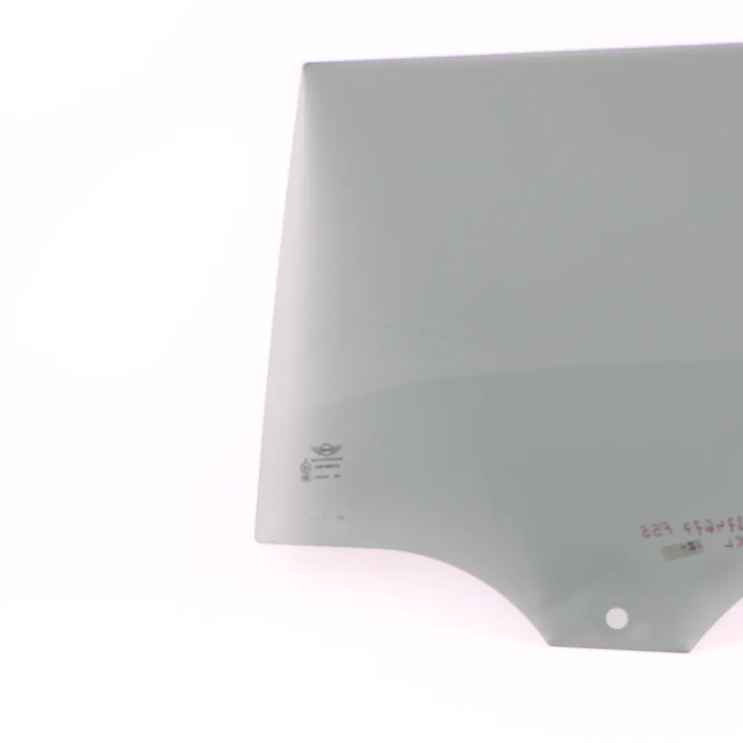 Window Glass Door Rear Left N/S Black Tinted Glazing to Mini Cooper One F55 with Part number 7374677 Mini Cooper One F55 Window Glass Door Rear Left N/S Black Tinted Glazing - SKU 7374677 - Part number 7374677