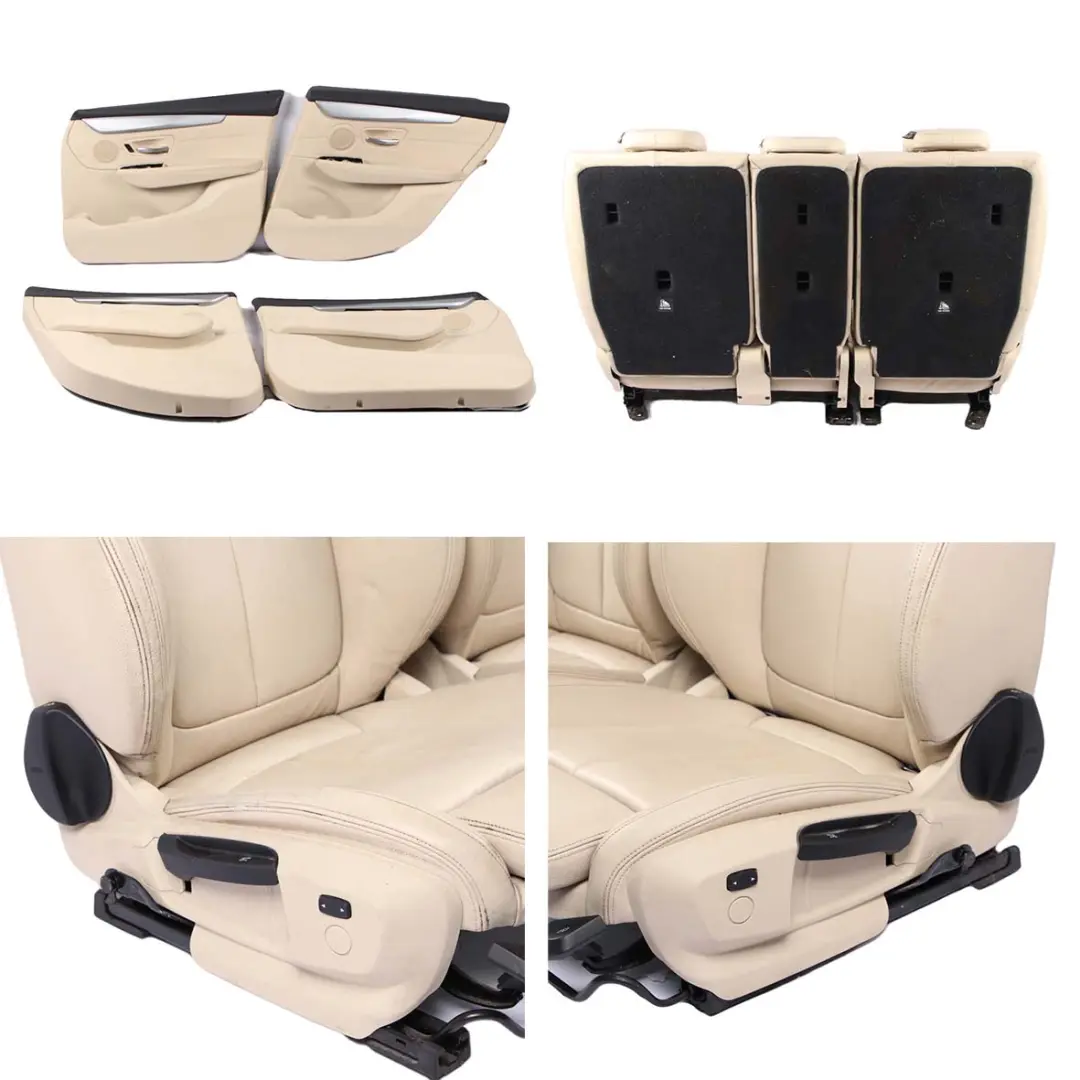 Leather Seats M Sport Front Rear Seat Set Canberra Beige to BMW F45 with Part number 7374816 BMW F45 Leather Seats M Sport Front Rear Seat Set Canberra Beige - SKU 7374816-1 - Part number 7374816