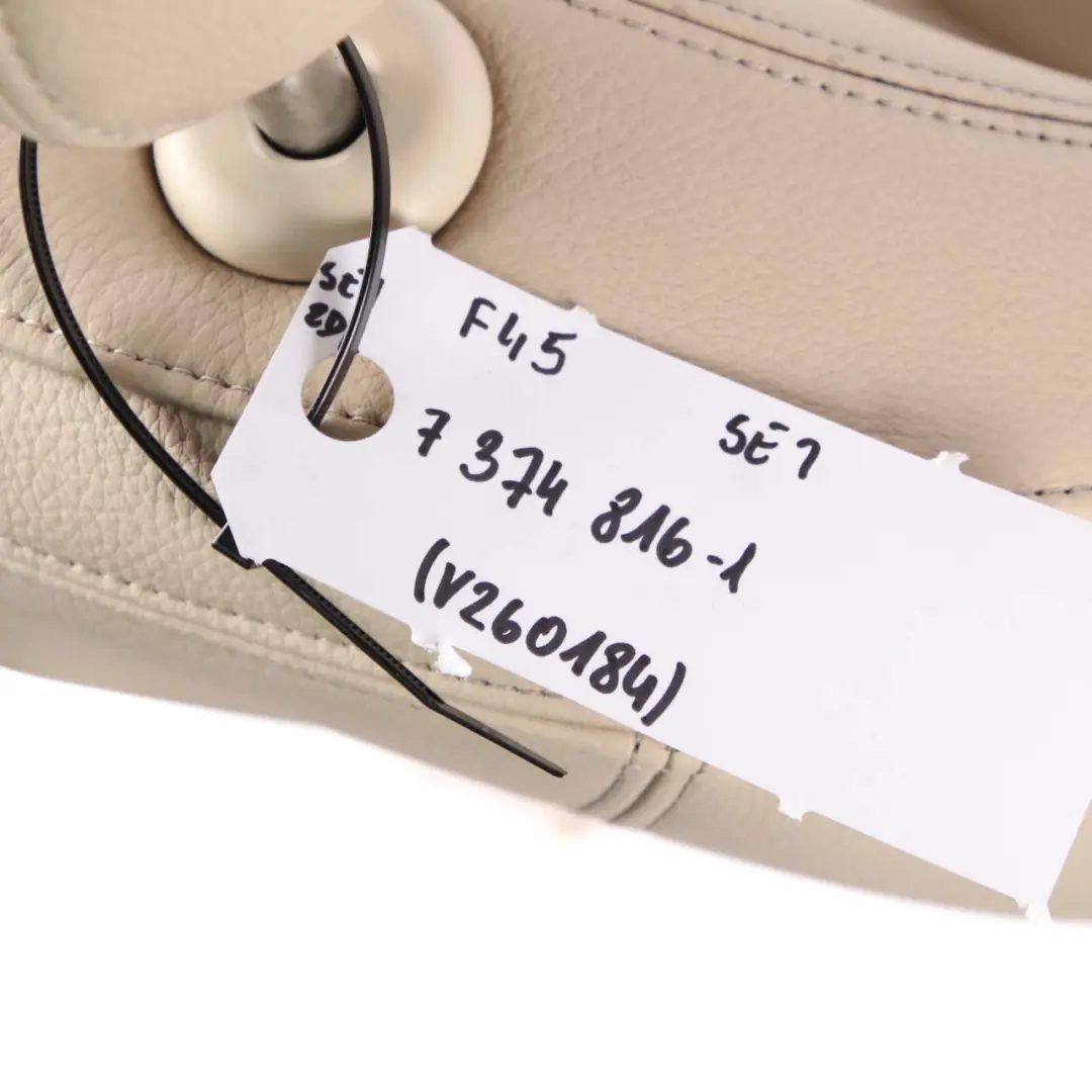 Leather Seats M Sport Front Rear Seat Set Canberra Beige to BMW F45 with Part number 7374816 BMW F45 Leather Seats M Sport Front Rear Seat Set Canberra Beige - SKU 7374816-1 - Part number 7374816