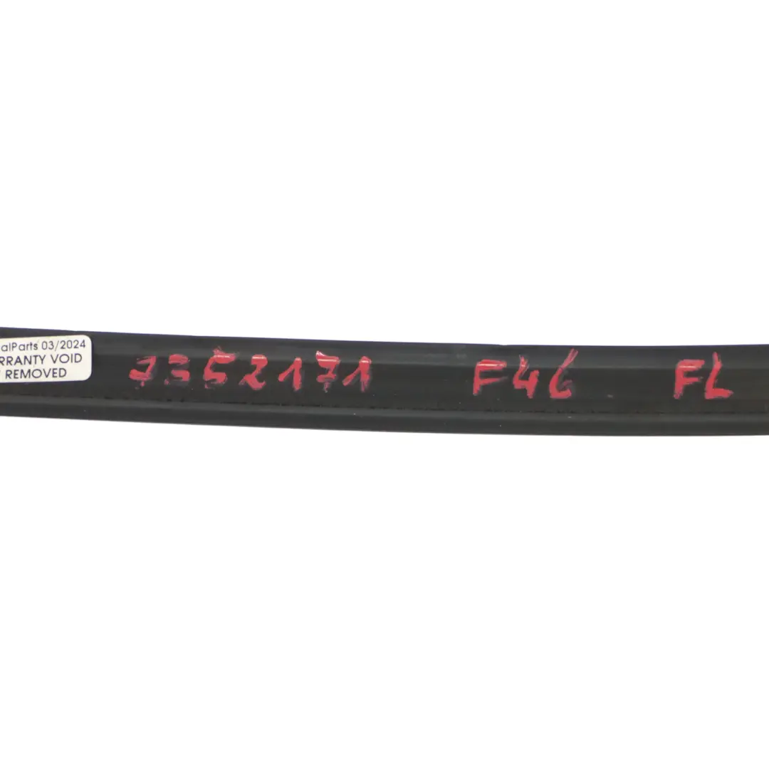 BMW F46 Channel Cover Window Strip Front Left Door N/S Black High Gloss - SKU 7375171 - Part number 7375171