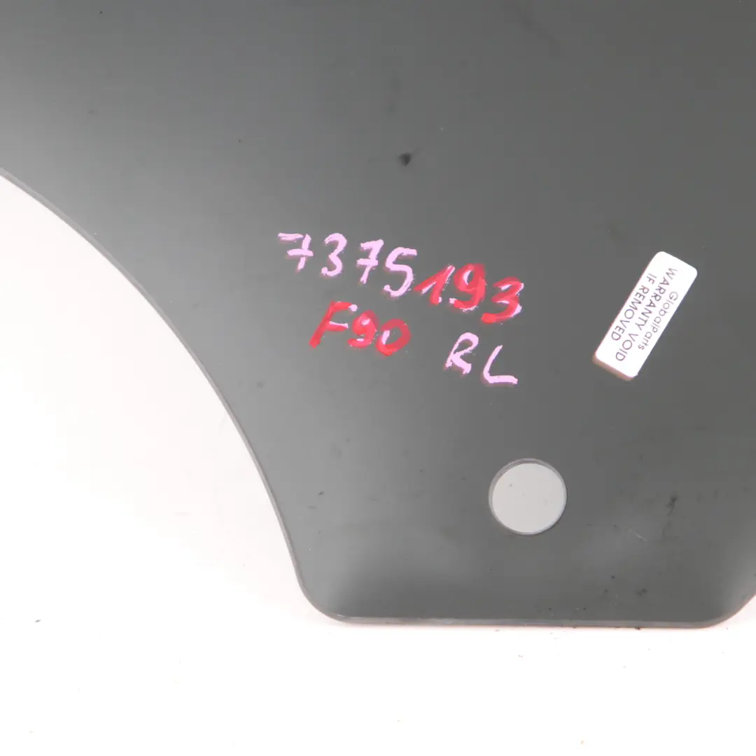 BMW G30 Side Window Green Door Rear Left N/S AS3 Black SSG - SKU 7375193 - Part number 7375193