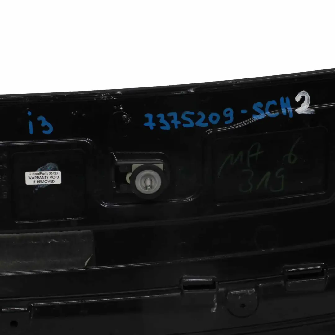 Rear Spoiler BMW i3 I01 Boot Trunk Lid Tailgate Upper Trim Panel Schwarz Black - SKU 7375209-SCH2 - Part number 7375209