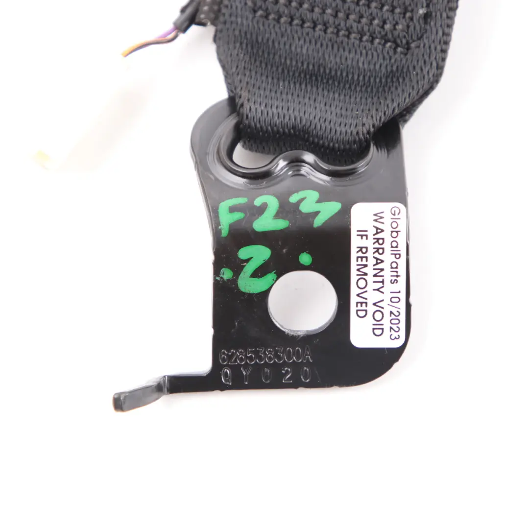 Lower Seat Belt Buckle Rear Left N/S Catch to BMW F23 Convertible with Part number 7375289 BMW F23 Convertible Lower Seat Belt Buckle Rear Left N/S Catch - SKU 7375289 - Part number 7375289