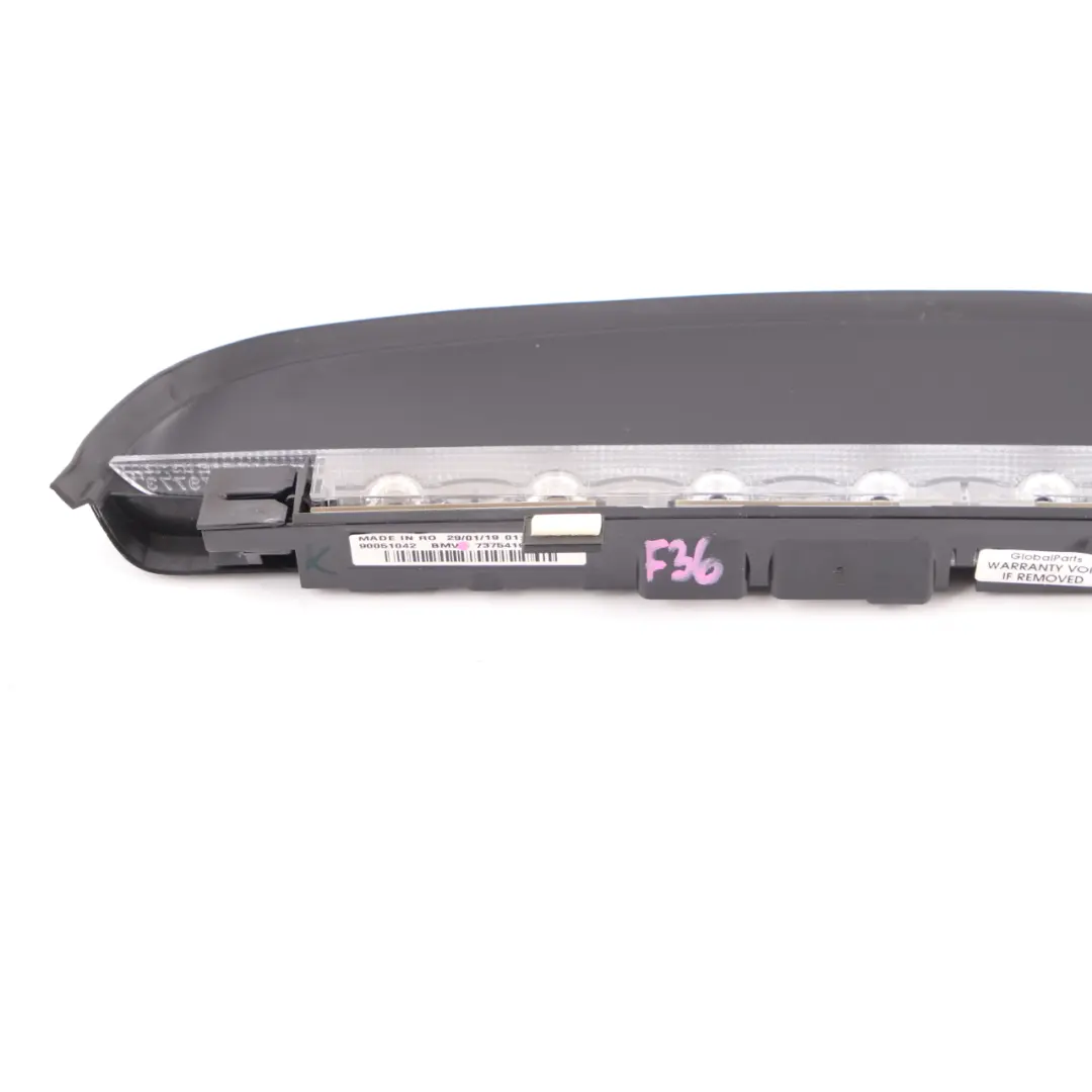 BMW F36 Brake Light Rear Third Stop Lamp Stoplamp Sun Protection Window - SKU 7375419 - Part number 7375419