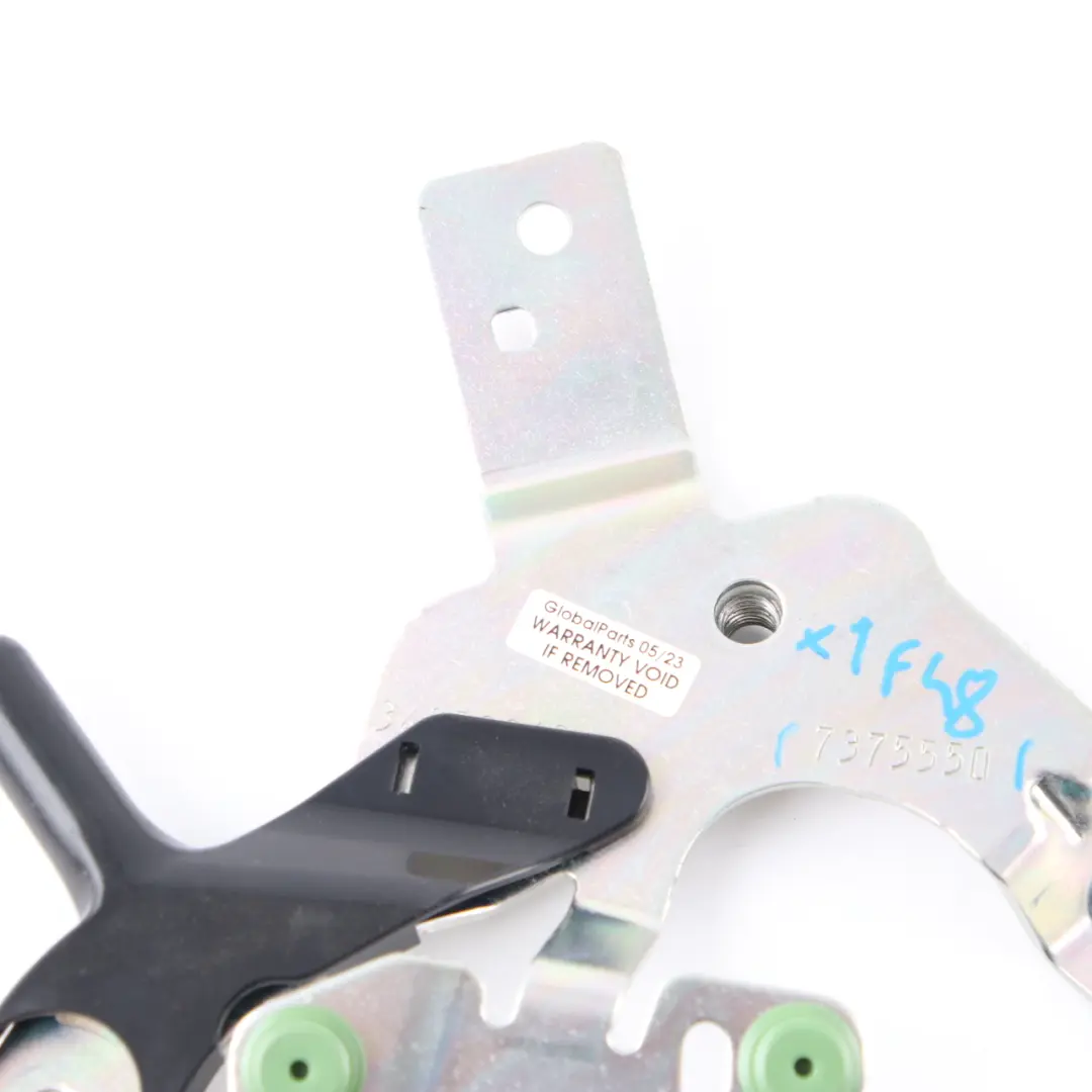 Belt Mount Bracket Holder Rear Centre Support to BMW X1 F48 Seat with Part number 7375550 BMW X1 F48 Seat Belt Mount Bracket Holder Rear Centre Support - SKU 7375550 - Part number 7375550