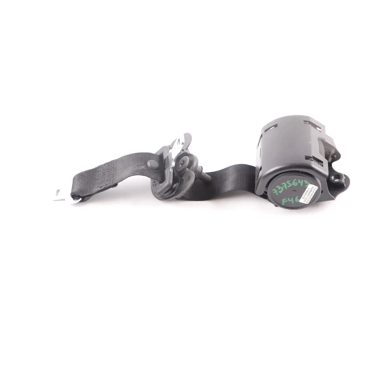 BMW F46 Ceinture sécurité arrière gauche supérieure Noir 3ème rangée 7375643