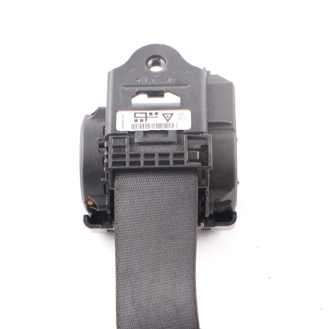 BMW F46 Seat Belt Rear Left N/S Upper Seatbelt Black 3rd Third Row - SKU 7375643 - Part number 7375643