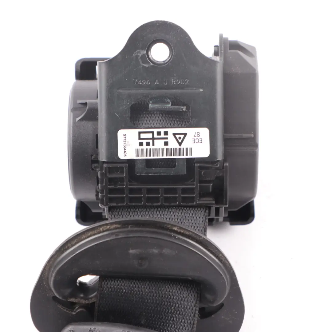 BMW F46 Cinturón seguridad derecho superior Negro 3 ª tercera fila - SKU 7375644 - Número de pieza 7375644