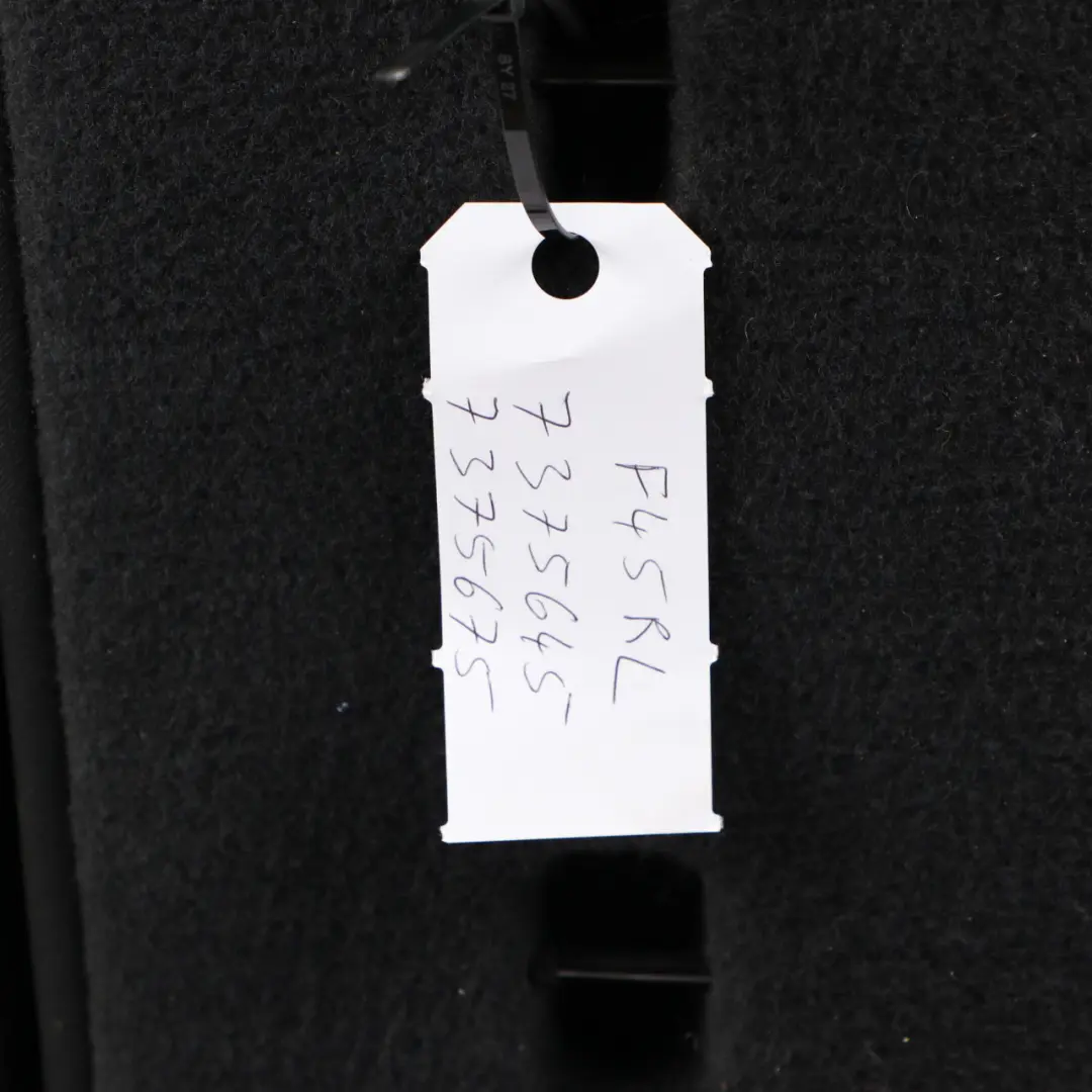 BMW 2 F45 X1 F48 Adjustable Rear Left N/S Seat Cloth Fabric Grid Anthracite - SKU 7375675 - Part number 7375675