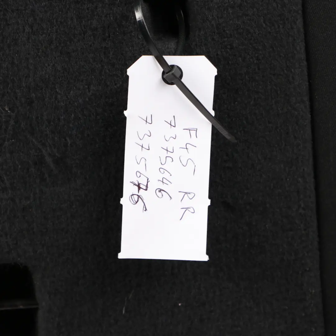 BMW 2 F45 X1 F48 Asiento Trasero Derecho Ajustable Tela Rejilla Antracita - SKU 7375676 - Número de pieza 7375676