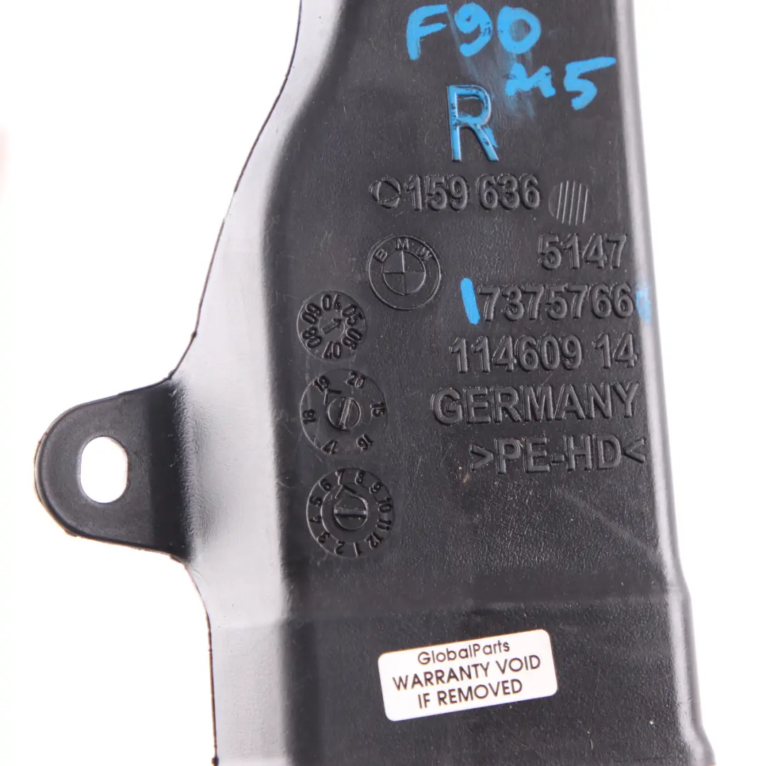 duct BMW G30 G31 B-Pillar Air Channel Vent Column Outer Right O/S to Air with Part number 7375766 Air duct BMW G30 G31 B-Pillar Air Channel Vent Column Outer Right O/S - SKU 7375766 - Part number 7375766