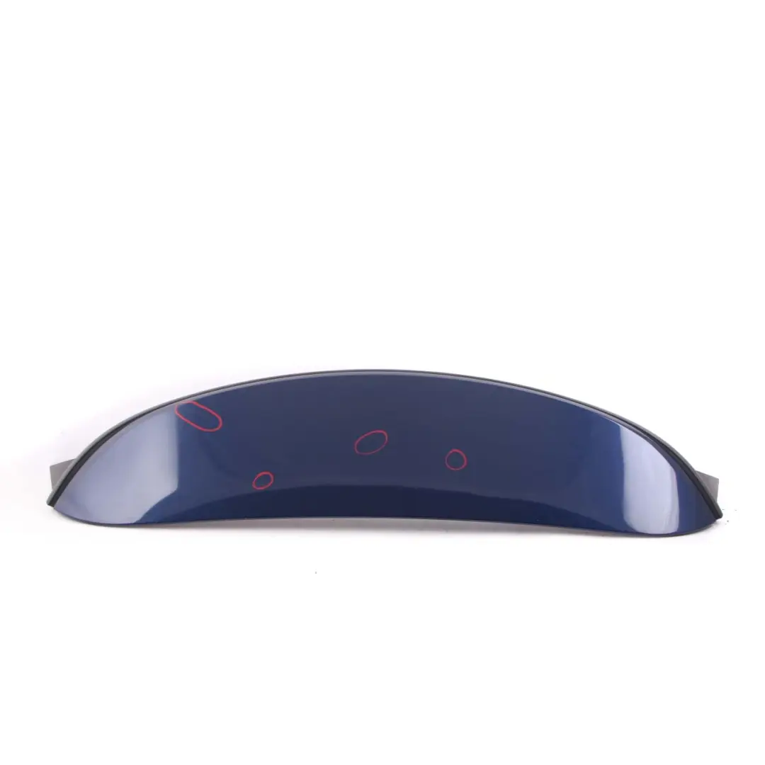 Spoiler Mini One F56 1 Boot Trunk Lid Tailgate Deep Blue Metallic B69 to Rear with Part number 7375855 Rear Spoiler Mini One F56 1 Boot Trunk Lid Tailgate Deep Blue Metallic B69 - SKU 7375855-DEEP1 - Part number 7375855