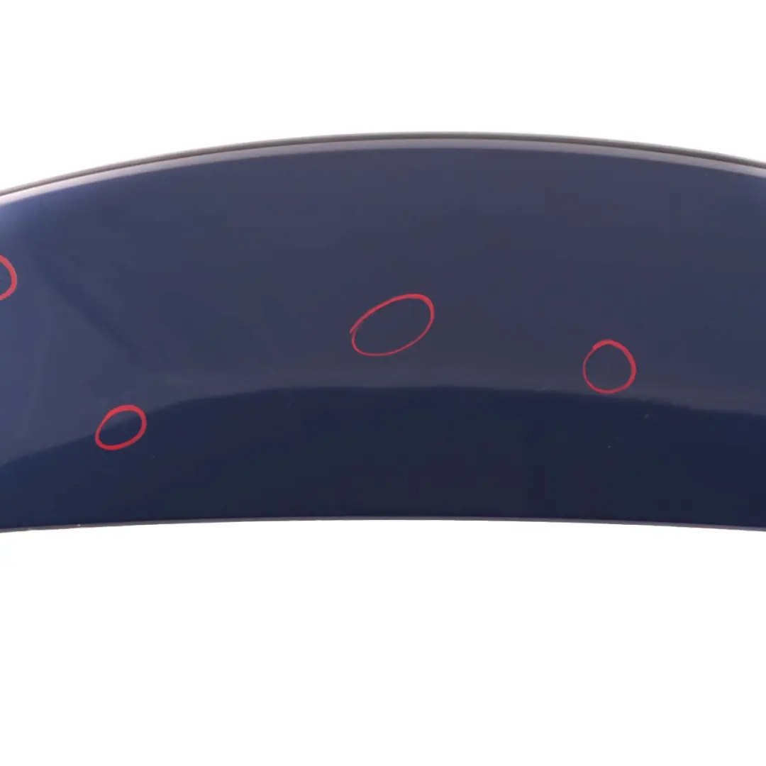 Spoiler Mini One F56 1 Boot Trunk Lid Tailgate Deep Blue Metallic B69 to Rear with Part number 7375855 Rear Spoiler Mini One F56 1 Boot Trunk Lid Tailgate Deep Blue Metallic B69 - SKU 7375855-DEEP1 - Part number 7375855