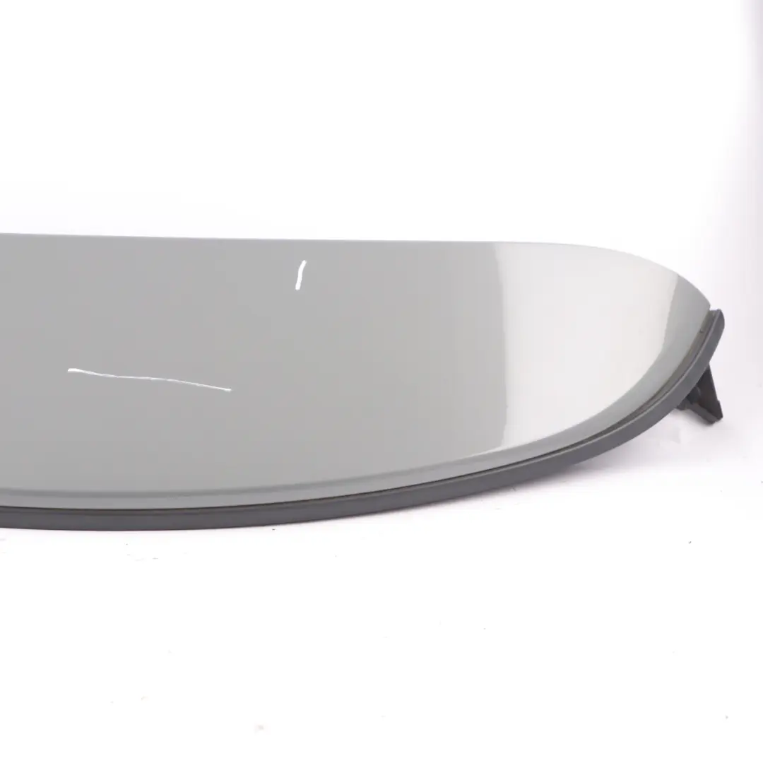 Spoiler Mini Cooper F56 Boot Trunk Lid Tailgate Moonwalk Grey B71 7317398 to Rear with Part number 7375855 Rear Spoiler Mini Cooper F56 Boot Trunk Lid Tailgate Moonwalk Grey B71 7317398 - SKU 7375855-MGM1 - Part number 7375855