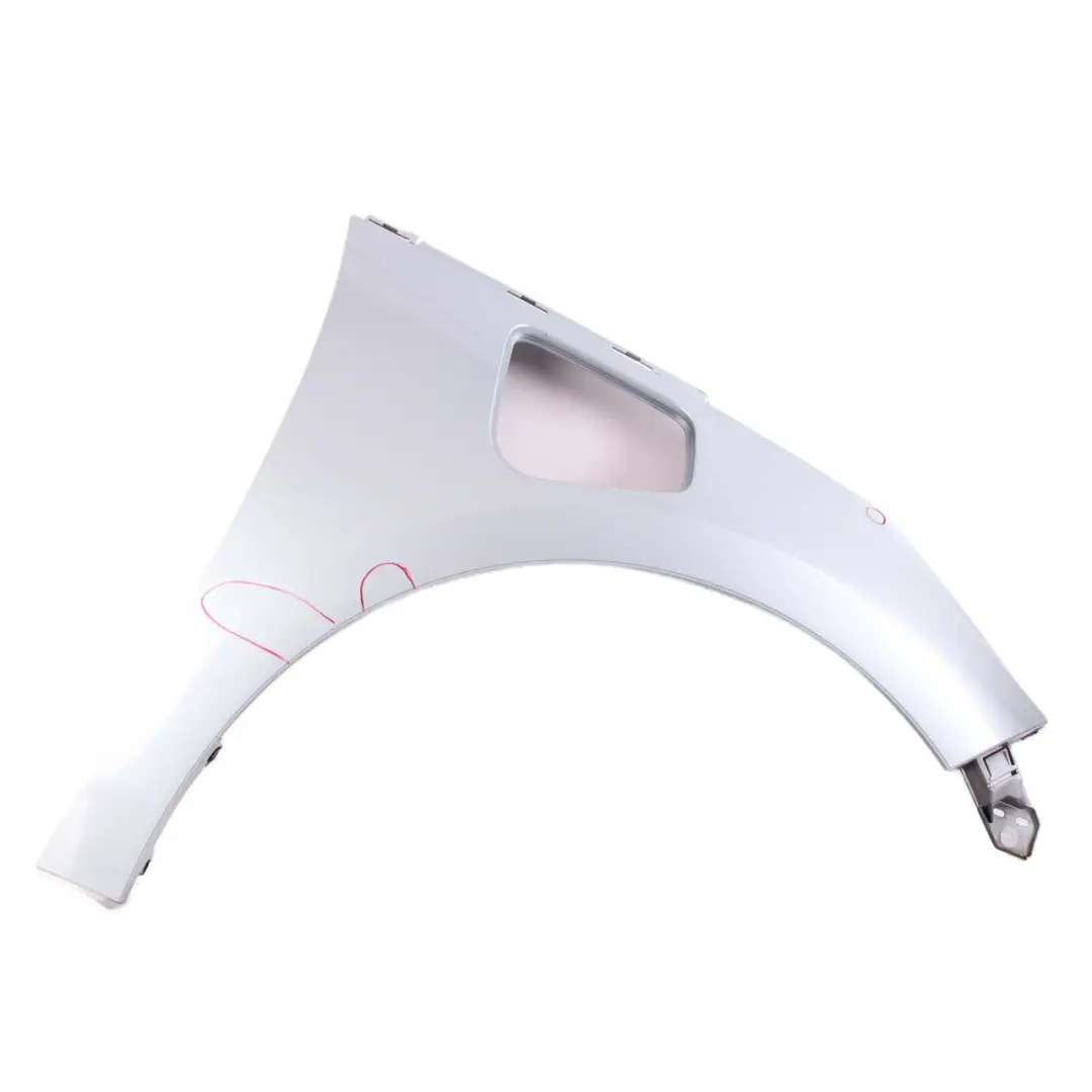 Side Wing Panel Fender Front Right O/S Ionic Silver Blue Metallic - B72 to BMW i3 with Part number 7375892 BMW i3 Side Wing Panel Fender Front Right O/S Ionic Silver Blue Metallic - B72 - SKU 7375892-ION - Part number 7375892