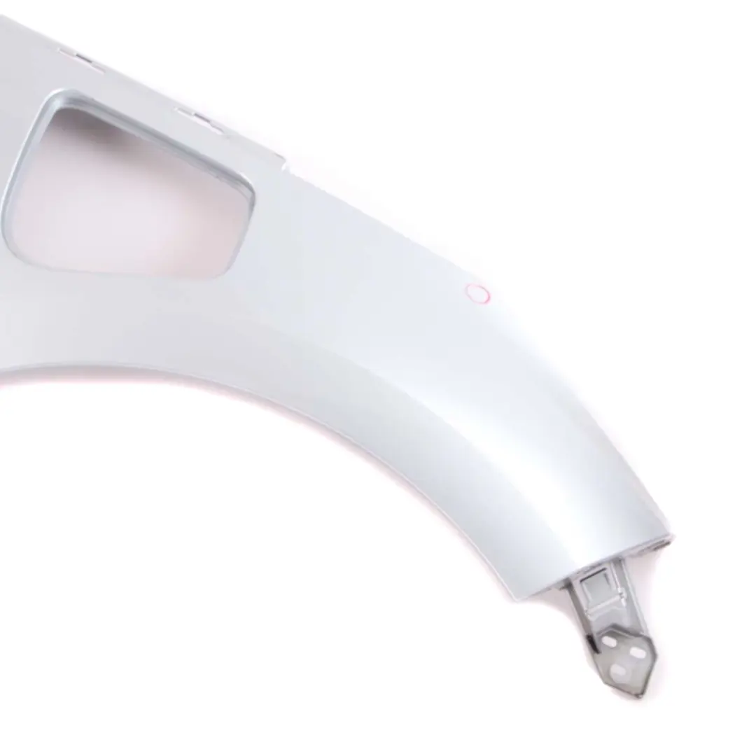 Side Wing Panel Fender Front Right O/S Ionic Silver Blue Metallic - B72 to BMW i3 with Part number 7375892 BMW i3 Side Wing Panel Fender Front Right O/S Ionic Silver Blue Metallic - B72 - SKU 7375892-ION - Part number 7375892